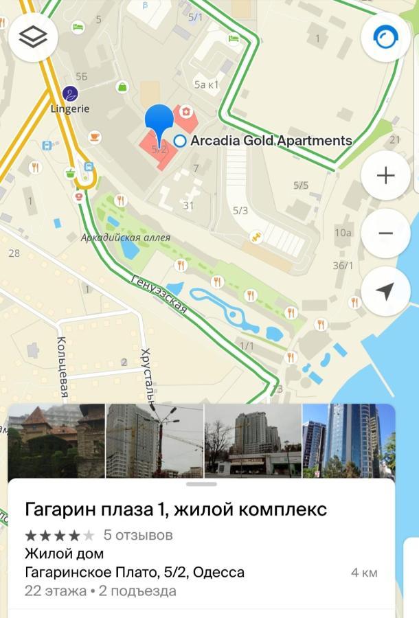 Arcadia- Gagarin Plaza 5/2 Lägenhet Odessa Rum bild